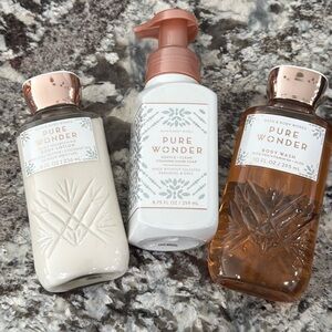 Bath & Body Works Pure Wonder bundle